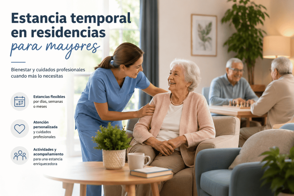 estancia temporal para personas mayores
