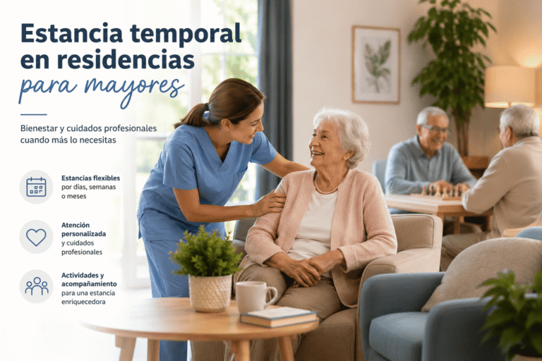 estancia temporal para personas mayores